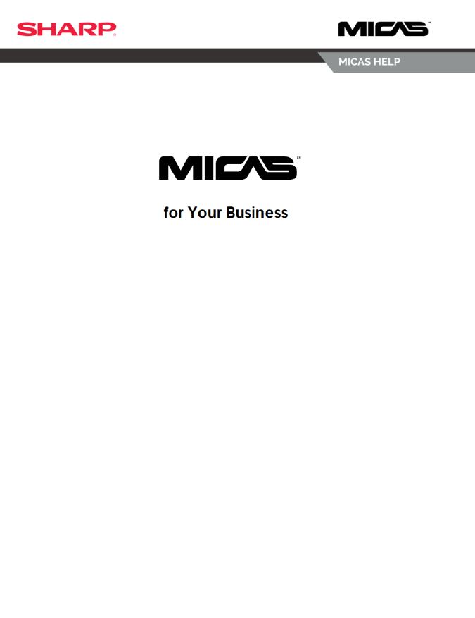 MICAS, White Paper, Specialty Business Solutions