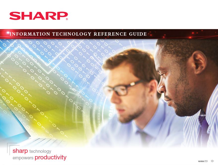 Sharp, IT Reference Guide, Specialty Business Solutions